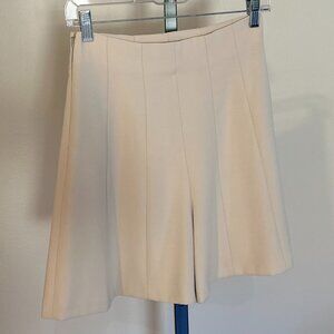ZARA High-Waisted Pleated Shorts - Beige - XS